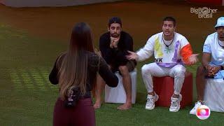 Bbb 22 - Arthur comenta sobre as incoerências de Laís no quarto