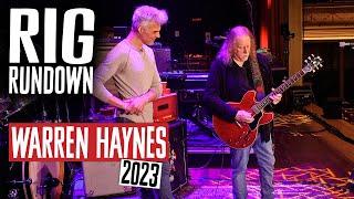 Warren Haynes Rig Rundown Guitar Gear Tour with Govt Mule 2023