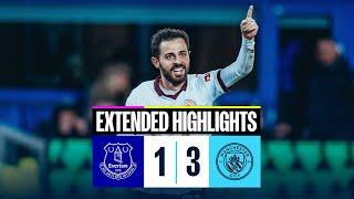 EXTENDED HIGHLIGHTS  Everton 1-3 Man City  Superb second-half fightback