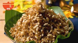 Mumbais Famous GSB Ganpati Pandal Style Sweet Poha Prasadam  Ganesh Chaturthi Naivedyam Recipe