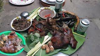 13Triệu Mẹt Thịt Chó Khổng Lồ 25kg Đủ Món Đặc Sản Miền Trung Quá NgonVietnamese specialties