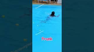 ️ Prank Scherzo in Piscina. #jacopoeginevra #ironia #ridere #comicità #prank #scherzo #estate2024