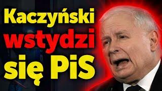 Kaczyński wstydzi się PiS. Prezes PiS rozważa zmianę nazwy partii na Biało-Czerwoni. Ale się boi...