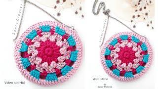 كروشيه_شنطة بخيط الكليم سهلة للمبتدءين How to make an easy crochet bag for beginners