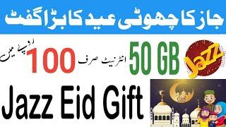 Jazz Eid Gift offer  Eid ul Fitar Gift  jaz cheapest internet packages  Jazz free internet