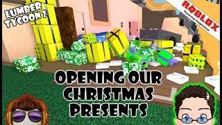 Roblox - Lumber Tycoon 2 - Opening Christmas Presents