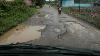 Jalan Menuju Kampung Luhut Binsar Pandjaitan ini RUSAK PARAH Sudah lama tak diperbaiki PemprovSu