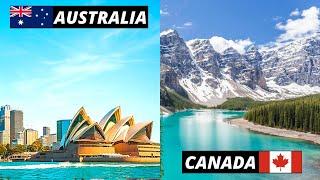 Living in AUSTRALIA vs. CANADA  COMPARING 2 Not-So-Similar Countries