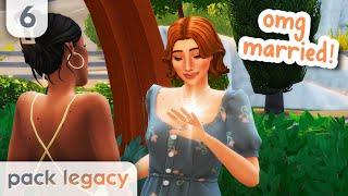My sims eloped and it was really cute   Episode 6  The Sims 4 Pack Legacy Challenge