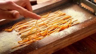 Spaghetti alla Chitarra - easy way to make fresh Pasta