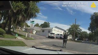 Dashcam video shows intense police chase crash and shooting with Florida deputies graphic