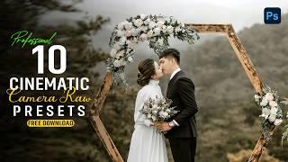 10+ Cinematic Preset Free Download  Camera Raw Preset  Photoshop Tutorial