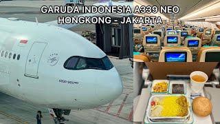 FLIGHT EXPERIENCE GARUDA INDONESIA A339 NEO HONGKONG - JAKARTA