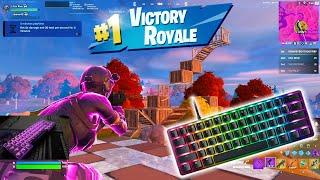 12 HOUR ASMR Razer Huntsman Mini Chill  Keyboard Sounds Fortnite Gameplay Chill To Sleep