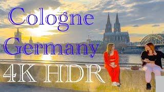 Cologne  Köln Germany 2024 Walking Tour 4k 60fps HDR