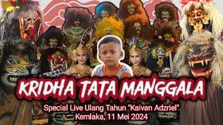  Kridha tata Manggala  Live Ulang Tahun Kaivan Adzriel  Kemlaka 11 Mei 2024 #viral