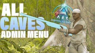 A New Admin Menu? And All The Caves On Island Ark Survival Ascended