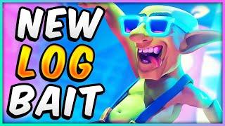 IMPOSSIBLE TO DEFEND BEST LOG BAIT DECK for NEW META — Clash Royale