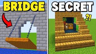 Minecraft 10+ Secret Redstone Build Hacks