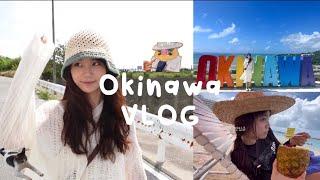 SUB Living in Japan travel to Okinawa beaches foods with mom & bro 120% recommend