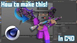 How to Make a Krunker GFX in C4D
