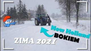 Ferie 2021New Holland Leci Bokiem Zima 2021Zimowe Zabawy Na śniegu AgroArku1 Team