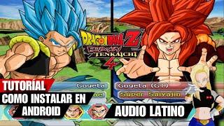 JUGAR DRAGON BALL BUDOKAI TENKAICHI 4 PARA ANDROID  BT4 BT3 EL MEJOR JUEGO DE DBZ GT PS2 DESCARGA