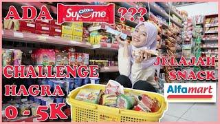 BELANJA SNACK DI ALFAMART  CHALLENGE BELI HARGA DIBAWAH 5K  ADA OREO SUPREME???