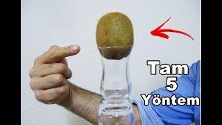 KOLAY KİVİ SOYMA TEKNİĞİ İşinize Yarayabilir  Very Easy HowTO make KİVİ