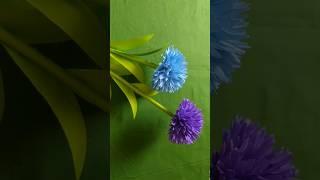 how to make paper flower #shorts #papercraft #short #youtubeshorts #flowers