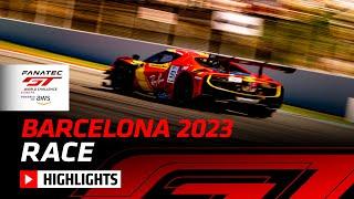 Race Highlights  Barcelona 2023  Fanatec GT World Challenge Europe Powered by AWS