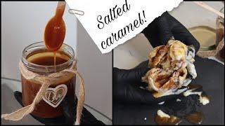 Salted caramel French cooking recipe