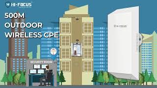 500M Outdoor Wireless CPE  Point To Point CPE  #cpedevice  #cpewireless