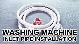 Washing machine inlet pipe installationEasy Replacement of Washing Machine Hose