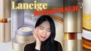 LANEIGE PERFECT RENEW X3  3 Week REVIEW  Retinol in Signature Serum Skin Refiner Emulsion Cream