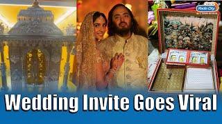 From gold idol to silver temple Heres what is inside Anant -Radhikas wedding invitation Trending