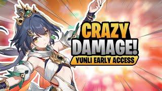 COUNTER DPS E0 - E6 Yunli Early Access First Impressions Guide Gameplay - Honkai Star Rail