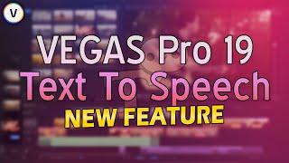 VEGAS Pro 365 How To Use The New Text To Speech Feature - Tutorial #572