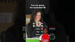 Can you guess the footballer?  #football #footballchallenge #guesstheplayer