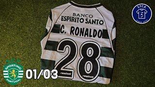 Sporting CP 200103 Cristiano Ronaldo Home Jersey Unboxing Messi105 #SportingCP #NikeFootball