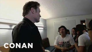 Conan Visits Conan OBrien College  CONAN on TBS