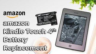 Amazon KINDLE 4TH GEN-D01200 Ebook battery replacement teardown disassembly tutorial CS-ABD014SL