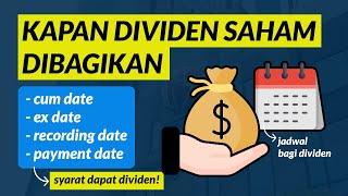 Kapan Dividen Saham Dibagikan  Syarat Mendapatkan Dividen