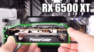 AMD Radeon RX 6500 XT - Installing the PowerColor RX 6500 XT Gaming Graphics Card