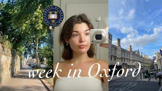 my first week at oxford university  oxford diaries