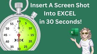 Excel Hacks 30 Seconds To Insert Screen Shots