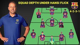 Barcelona Squad Depth next Season under hansi flick with kimmich and nico williams