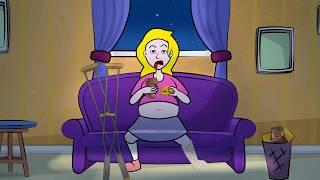 When Fatty Breaks Her Leg  - Funny Animated Comics