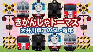 きかんしゃトーマス｜大井川鐵道のSL・電車【電車が大好きな子供向け】SLかわね路など Japanese Trains for Kids - Thomas the Tank Engine