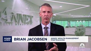 Were seeing an economy thats slowing but not stopping says Annexs Brian Jacobsen